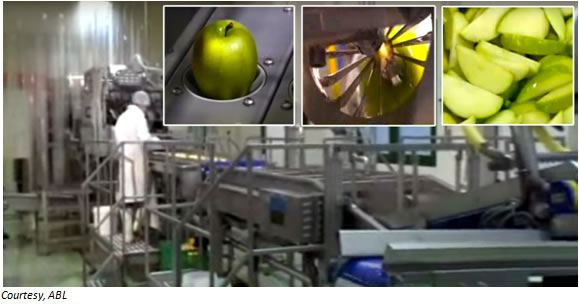 Apple slicer speeds up production time